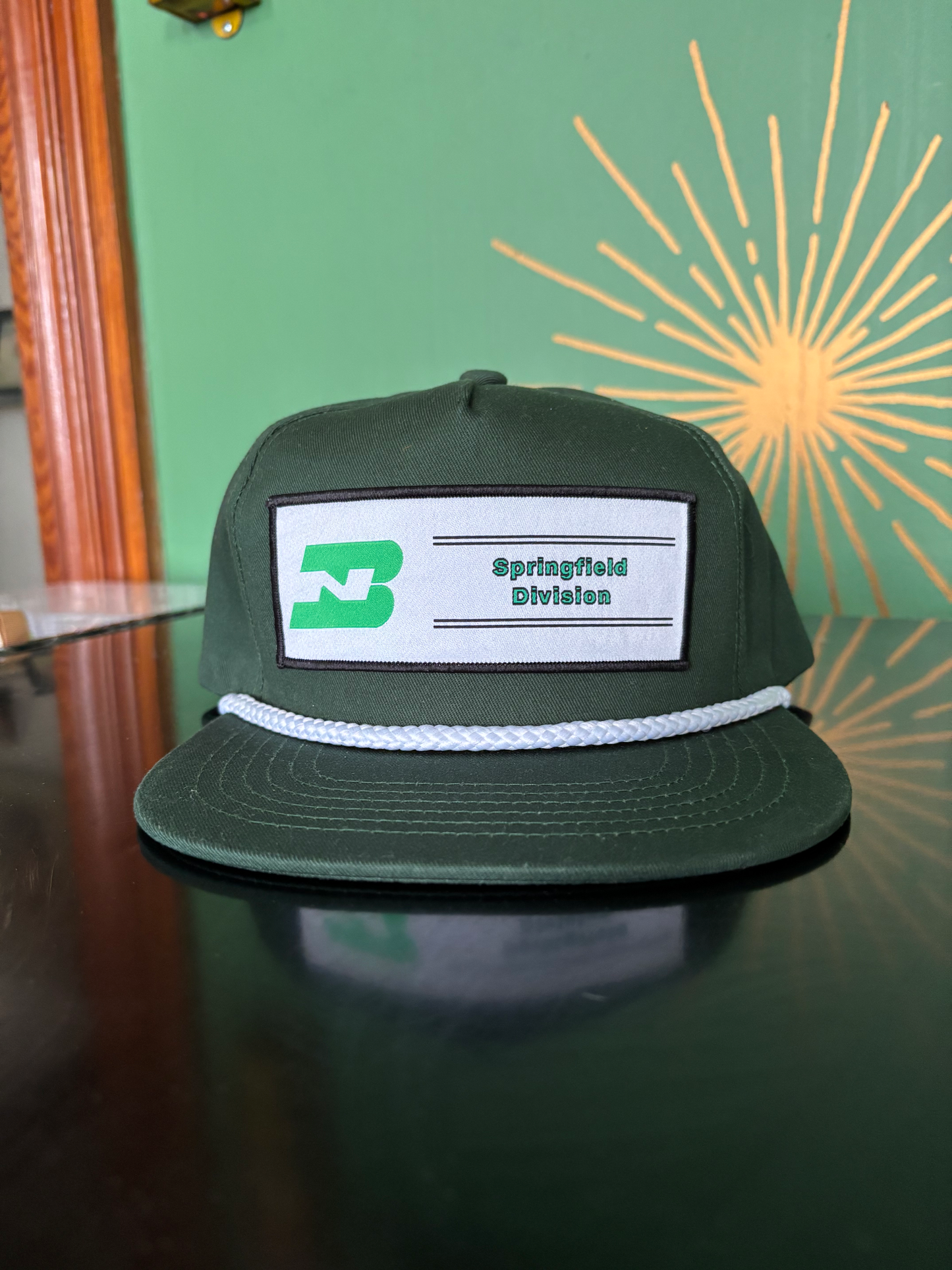 MOKAN Railcams Custom Made Burlington Northern Snap Back Caps - Made to order