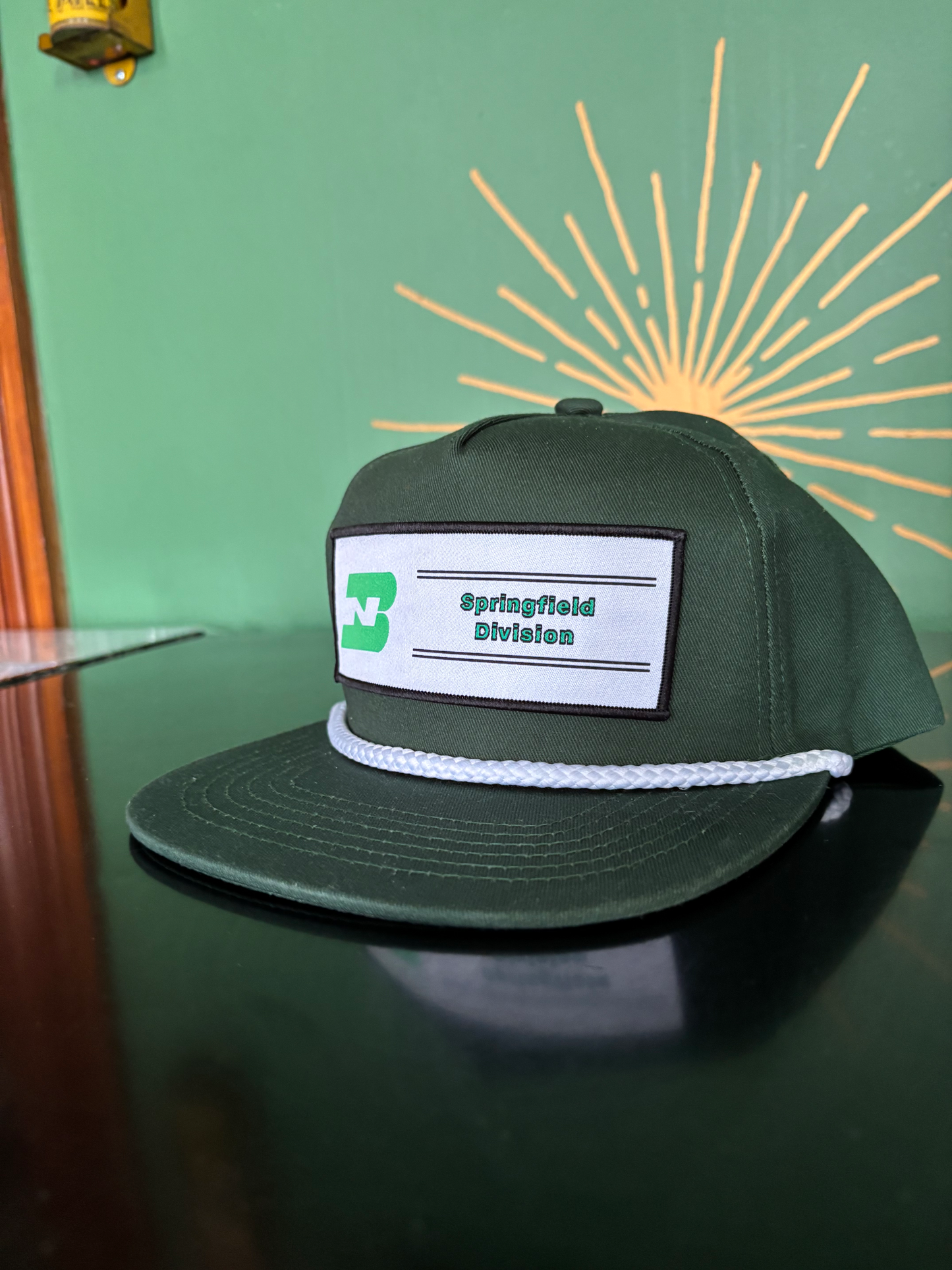 MOKAN Railcams Custom Made Burlington Northern Snap Back Caps - Made to order