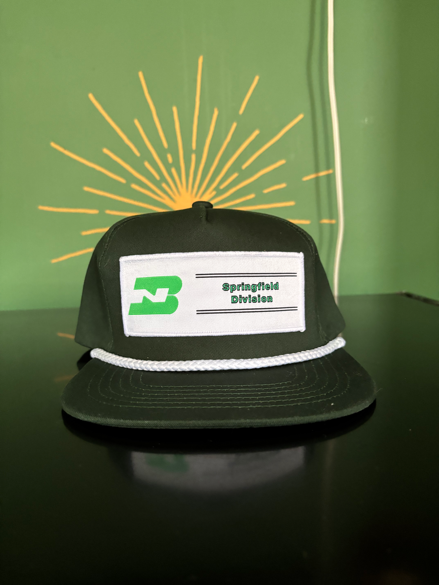 MOKAN Railcams Custom Made Burlington Northern Snap Back Caps - Made to order