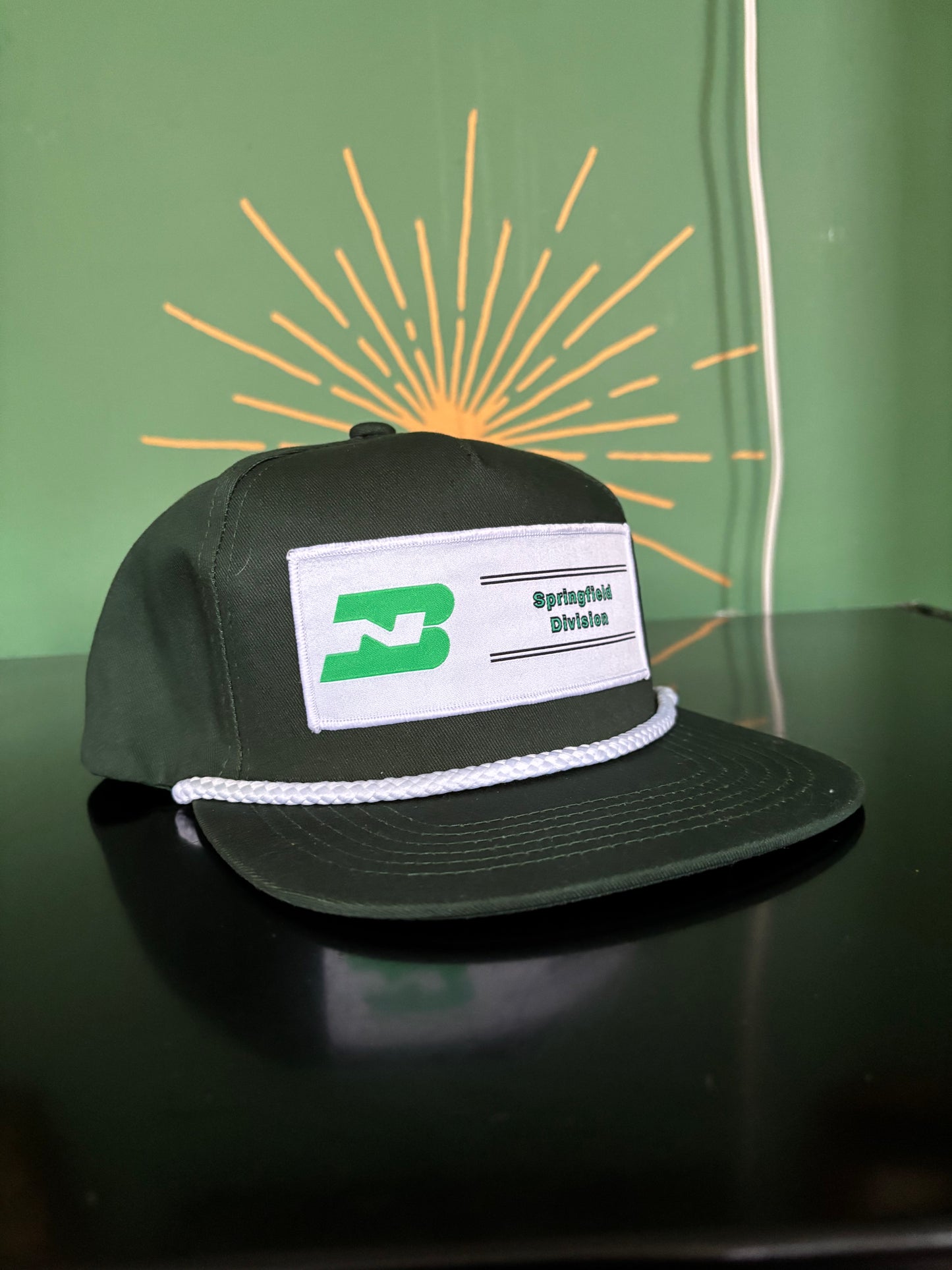 MOKAN Railcams Custom Made Burlington Northern Snap Back Caps - Made to order